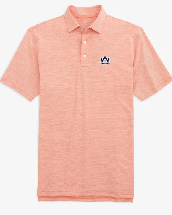 Southern Tide Auburn Tigers Driver Spacedye Polo Shirt< Polo Shirts