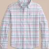 Southern Tide Boys Coastal Passage Plaid Long Sleeve Shirt< Boys Button Down Shirts