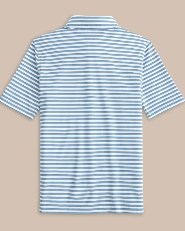 Southern Tide Boys Driver Carova Stripe Polo Shirt< Boys Polo Shirts