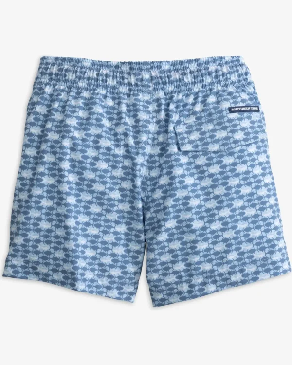 Southern Tide Boys Heather Skipping Jacks Swim Trunk< Boys Swim Trunks