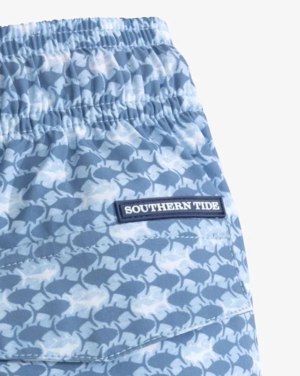Southern Tide Boys Heather Skipping Jacks Swim Trunk< Boys Swim Trunks