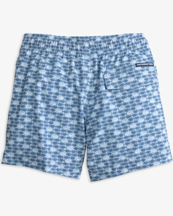 Southern Tide Boys Heather Skipping Jacks Swim Trunk< Boys Swim Trunks