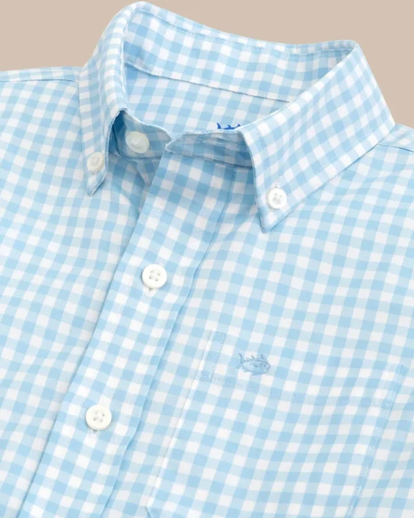Southern Tide Boys Long Sleeve Hartwell Plaid Sport Shirt< Boys Button Down Shirts