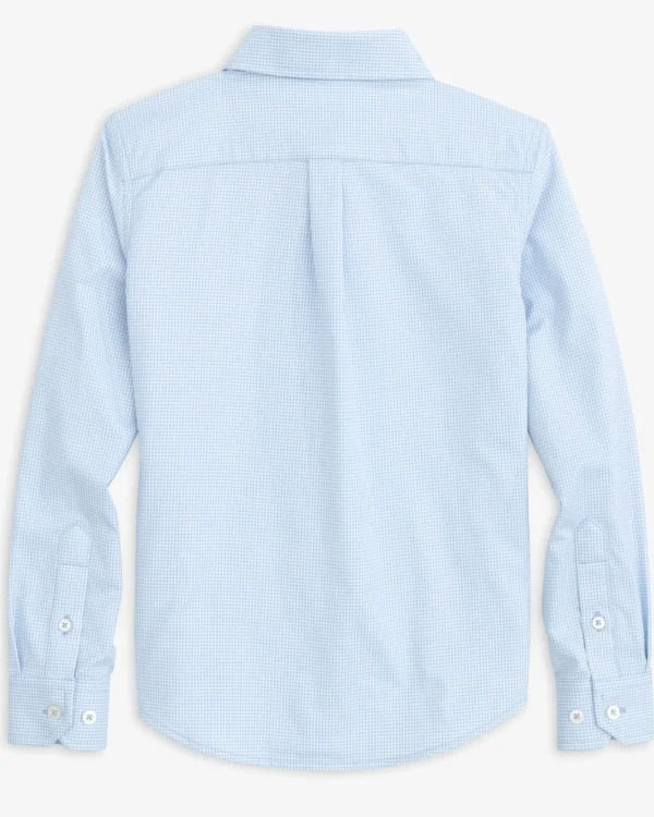 Southern Tide Boys Mini Gingham Intercoastal Button Down Shirt< Boys Button Down Shirts