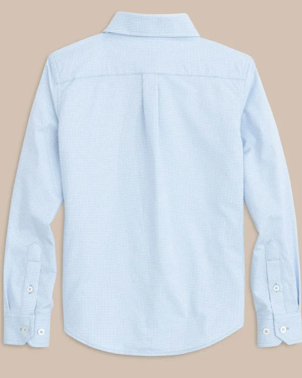 Southern Tide Boys Mini Gingham Intercoastal Button Down Shirt< Boys Button Down Shirts
