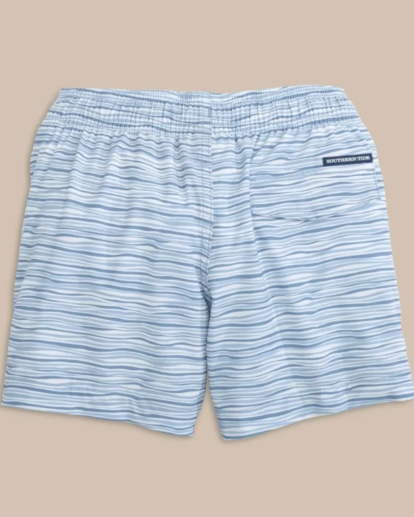 Southern Tide Boys Ocean Water Stripe Swim Trunk< Boys Swim Trunks