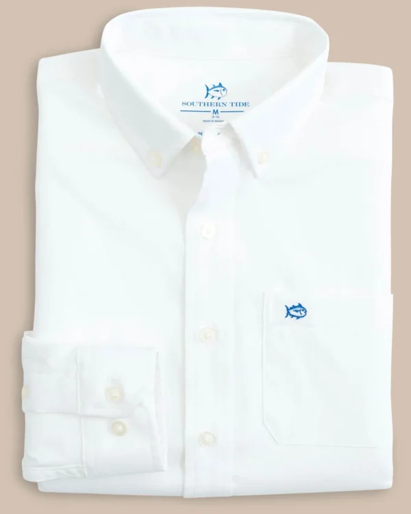 Southern Tide Boys Solid Intercoastal Button Down Shirt< Boys Button Down Shirts