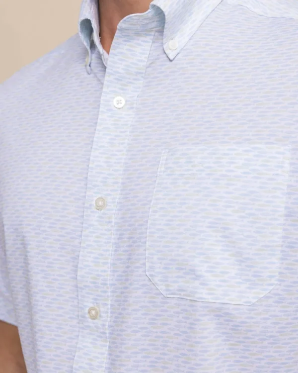 Southern Tide Brrr° Intercoastal Casual Water Short Sleeve Sport Shirt< Sport Shirts & Button Downs