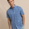 Southern Tide Brrr° Intercoastal Dazed And Transfused Short Sleeve Sport Shirt< Sport Shirts & Button Downs