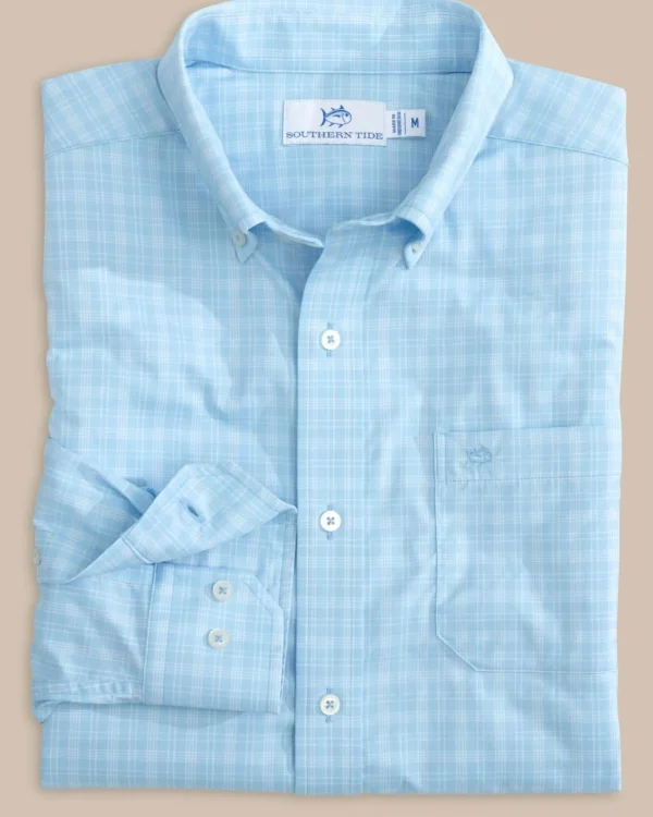 Southern Tide Brrr° Intercoastal Pettigru Plaid Long Sleeve Sport Shirt< Sport Shirts & Button Downs