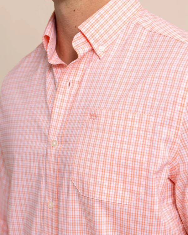 Southern Tide Brrr° Intercoastal Poinsett Plaid Long Sleeve Sport Shirt< Sport Shirts & Button Downs