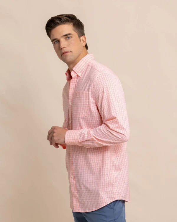 Southern Tide Brrr° Intercoastal Poinsett Plaid Long Sleeve Sport Shirt< Sport Shirts & Button Downs