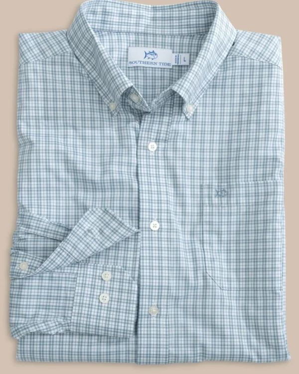 Southern Tide Brrr° Intercoastal Poinsett Plaid Long Sleeve Sport Shirt< Sport Shirts & Button Downs