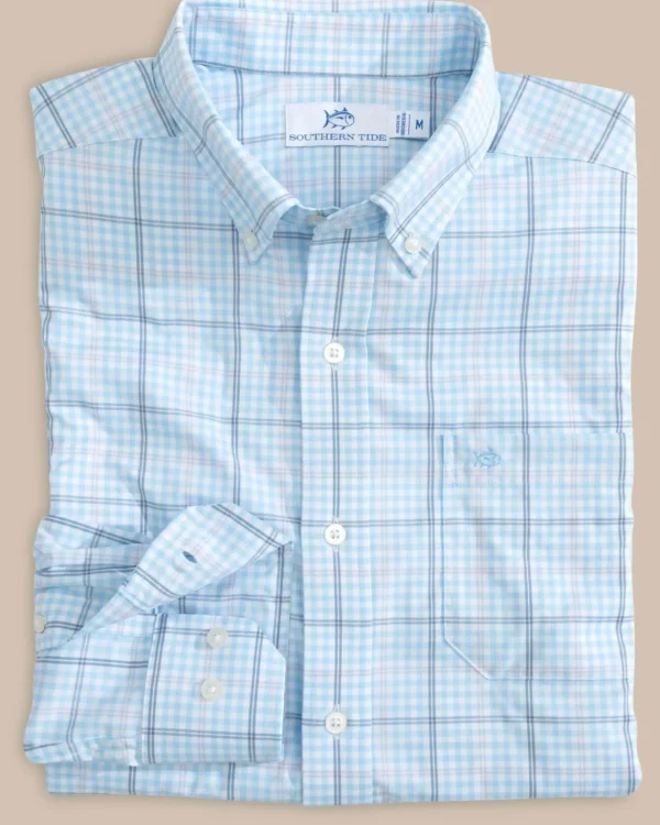 Southern Tide Brrr° Intercoastal Rainer Check Long Sleeve Sport Shirt< Sport Shirts & Button Downs
