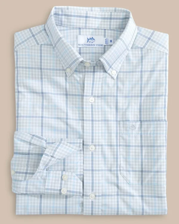 Southern Tide Brrr° Intercoastal Rainer Check Long Sleeve Sport Shirt< Sport Shirts & Button Downs