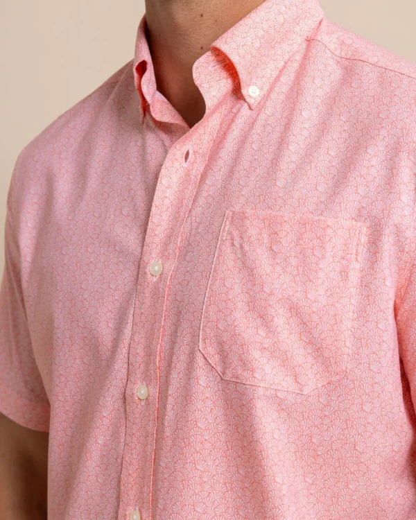 Southern Tide Brrr° Intercoastal What The Shell Short Sleeve Sport Shirt< Sport Shirts & Button Downs