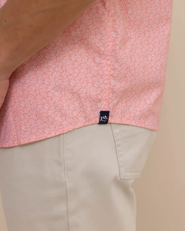 Southern Tide Brrr° Intercoastal What The Shell Short Sleeve Sport Shirt< Sport Shirts & Button Downs