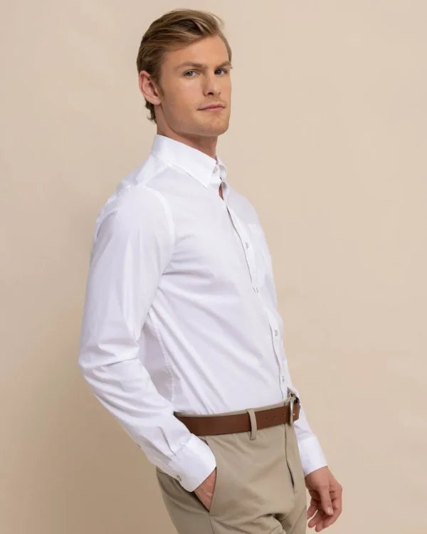 Southern Tide Charleston Overbrook Solid Long Sleeve Sport Shirt< Sport Shirts & Button Downs