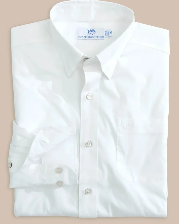Southern Tide Charleston Overbrook Solid Long Sleeve Sport Shirt< Sport Shirts & Button Downs