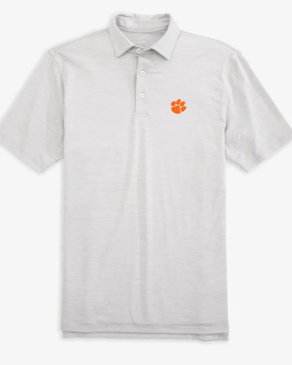 Southern Tide Clemson Tigers Driver Spacedye Polo Shirt< Polo Shirts