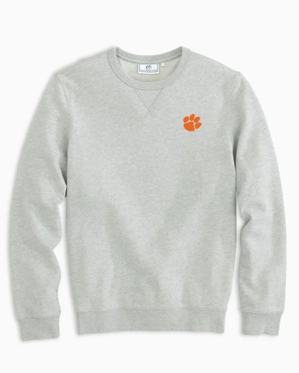 Southern Tide Clemson Upper Deck Pullover Sweatshirt< Outerwear