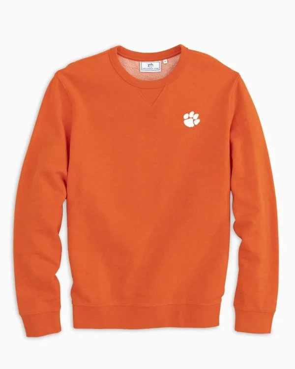 Southern Tide Clemson Upper Deck Pullover Sweatshirt< Outerwear