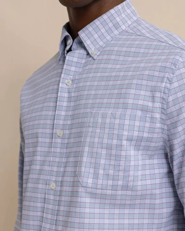 Southern Tide Coastal Passage Trailside Plaid Long Sleeve Sport Shirt< Sport Shirts & Button Downs