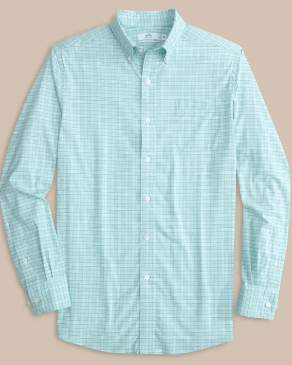 Southern Tide Coastal Passage Trailside Plaid Long Sleeve Sport Shirt< Sport Shirts & Button Downs