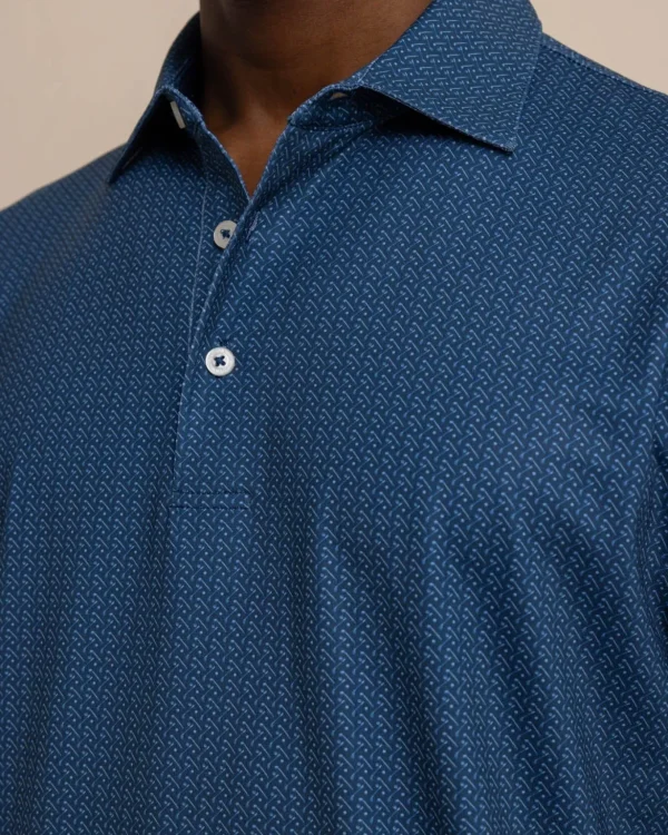 Southern Tide Driver Clubbin It Printed Polo< Polo Shirts