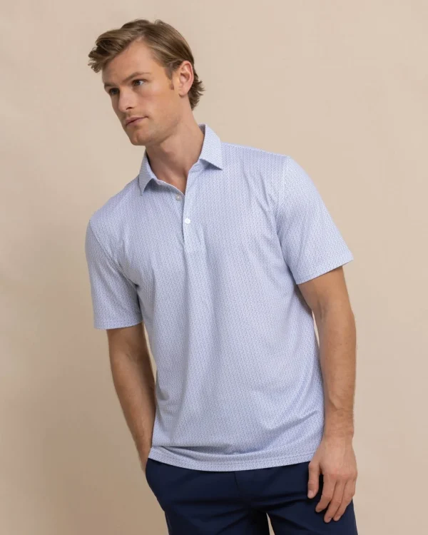 Southern Tide Driver Clubbin It Printed Polo< Polo Shirts