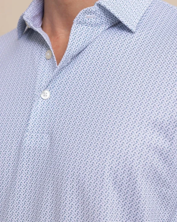 Southern Tide Driver Clubbin It Printed Polo< Polo Shirts