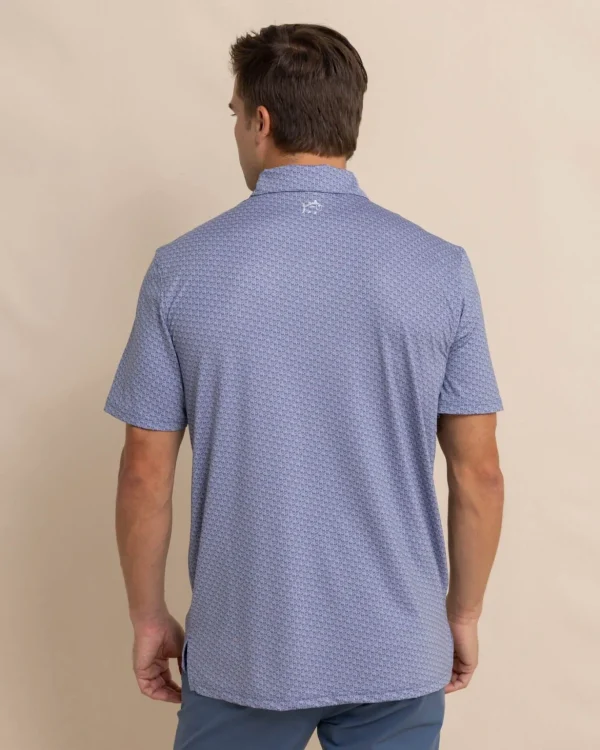 Southern Tide Driver Vacation Views Printed Polo< Polo Shirts