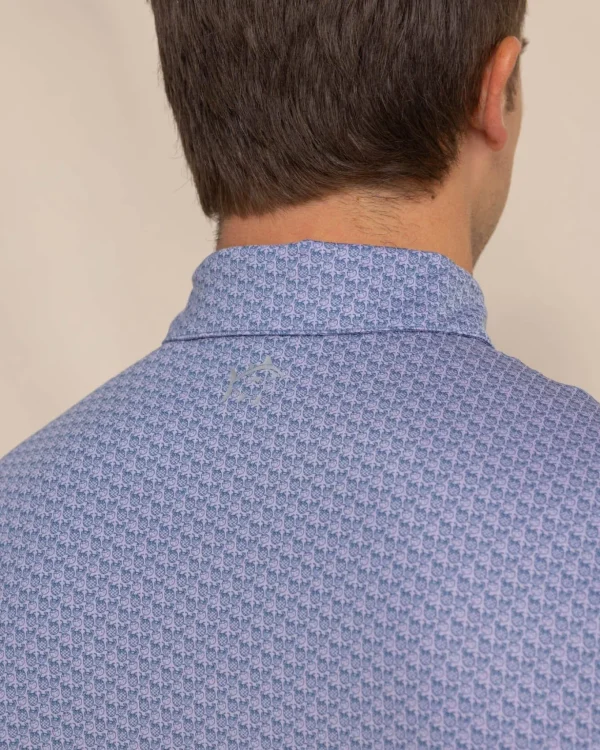 Southern Tide Driver Vacation Views Printed Polo< Polo Shirts