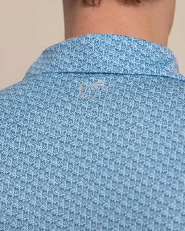 Southern Tide Driver Vacation Views Printed Polo< Polo Shirts