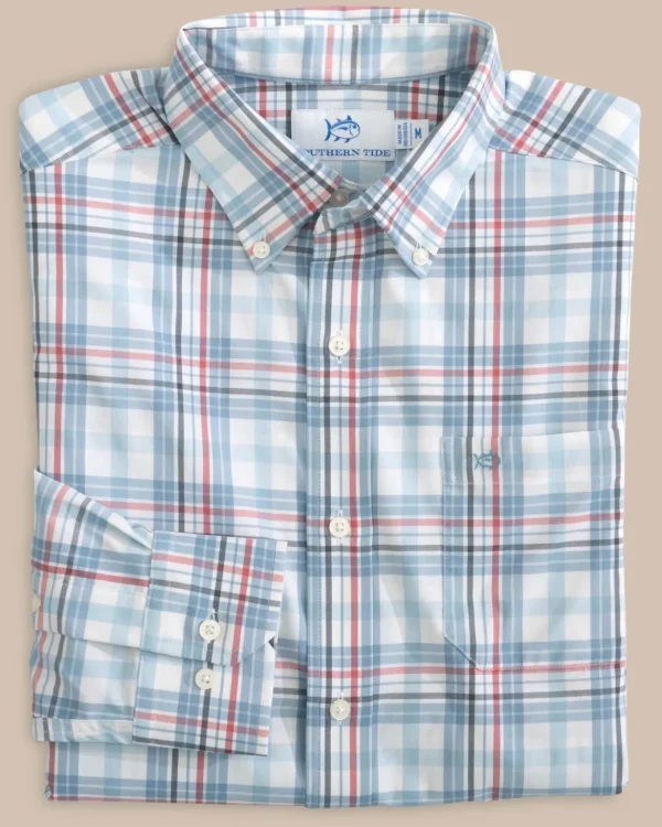 Southern Tide Durwood Plaid Intercoastal Sport Shirt< Sport Shirts & Button Downs