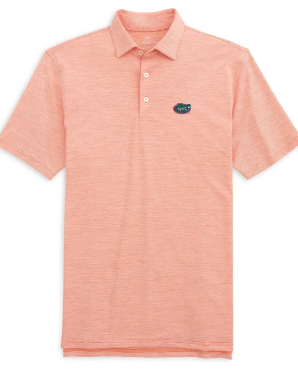 Southern Tide Florida Gators Driver Spacedye Polo Shirt< Polo Shirts
