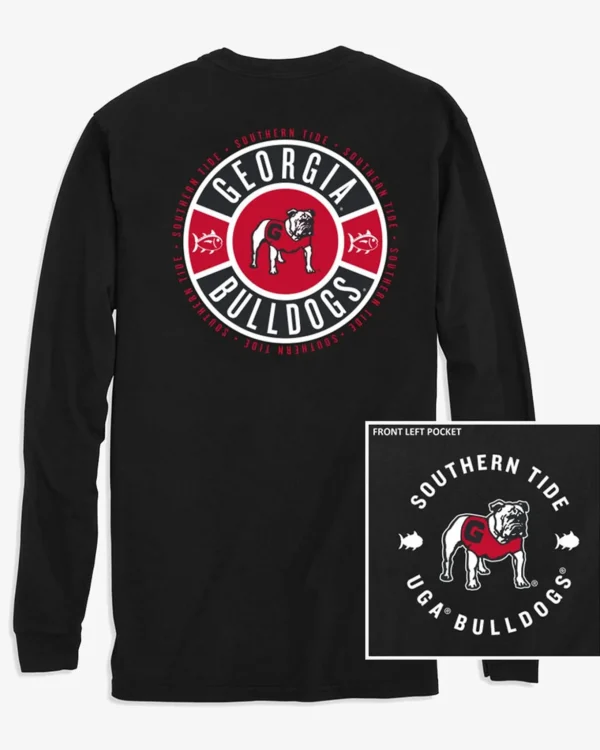 Southern Tide Georgia Bulldogs Ring Badge T-Shirt< T-Shirts