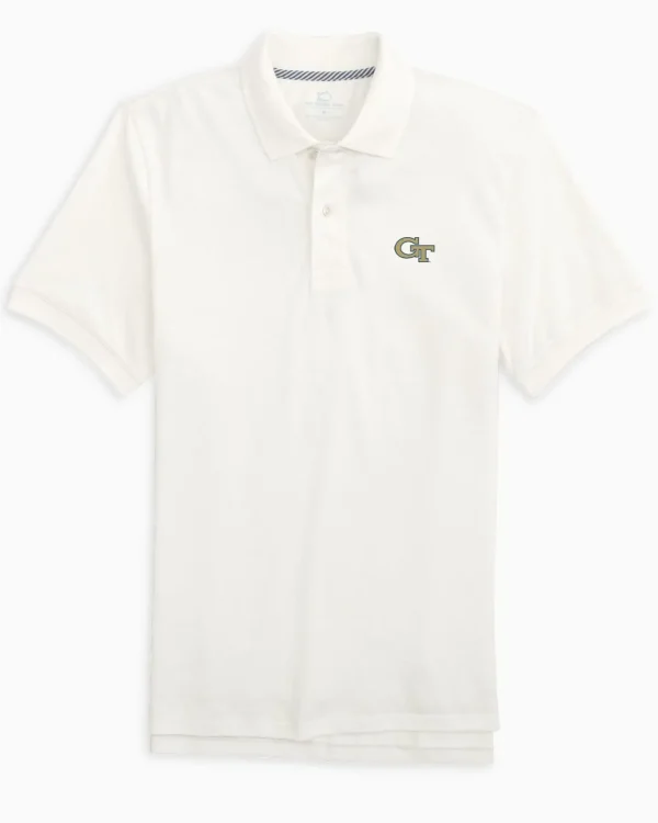Southern Tide Georgia Tech Yellow Jackets Skipjack Polo< Polo Shirts