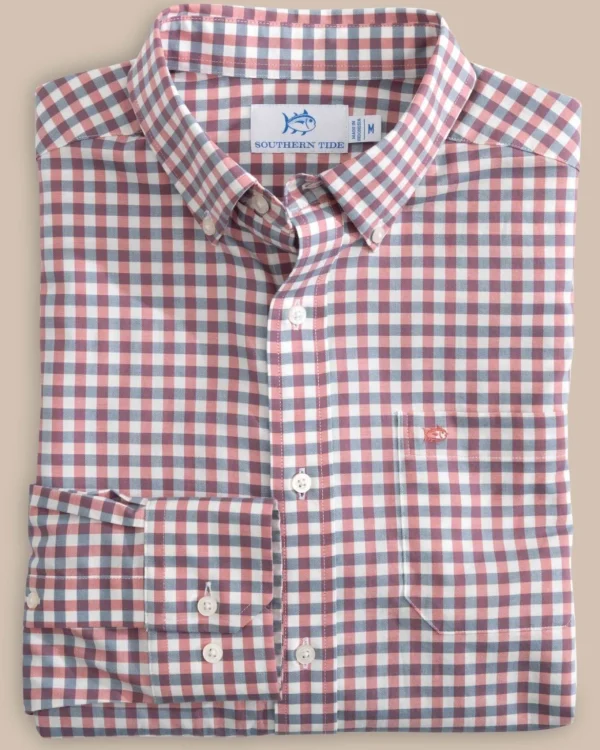 Southern Tide Hammond Intercoastal Gingham Sport Shirt< Sport Shirts & Button Downs