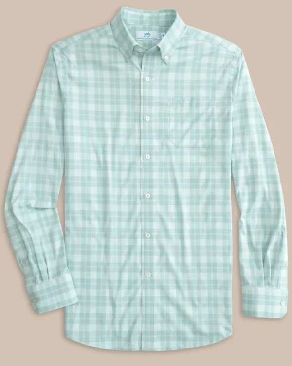 Southern Tide Intercoastal Primrose Plaid Long Sleeve Sport Shirt< Sport Shirts & Button Downs