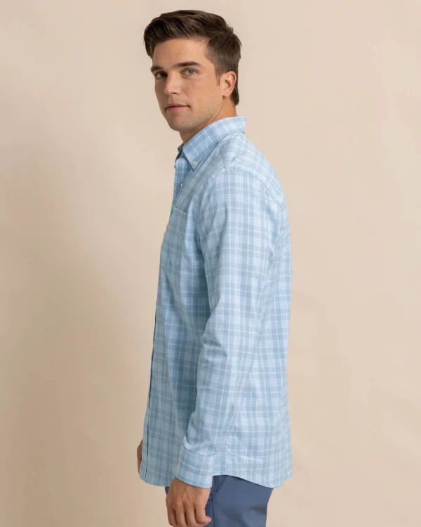 Southern Tide Intercoastal Primrose Plaid Long Sleeve Sport Shirt< Sport Shirts & Button Downs