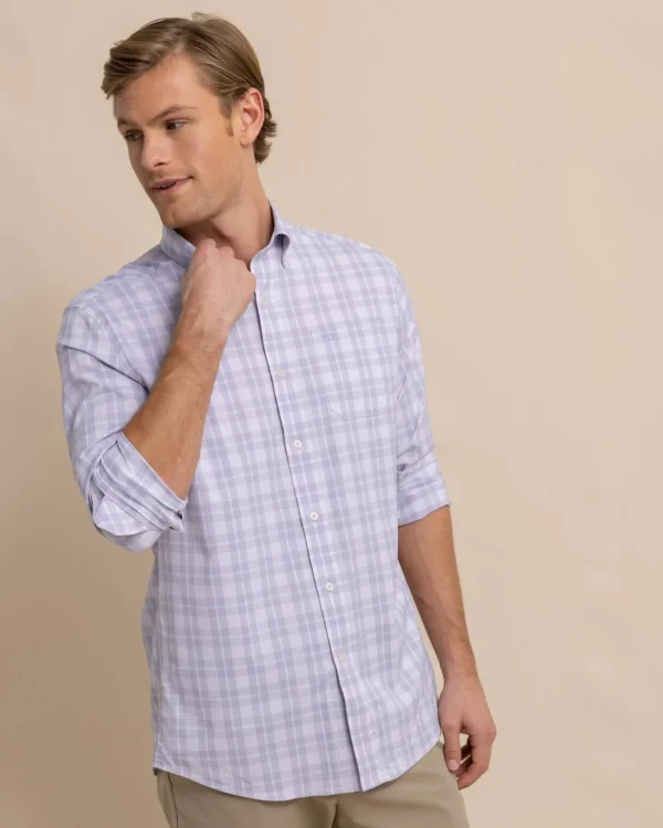 Southern Tide Intercoastal Primrose Plaid Long Sleeve Sport Shirt< Sport Shirts & Button Downs