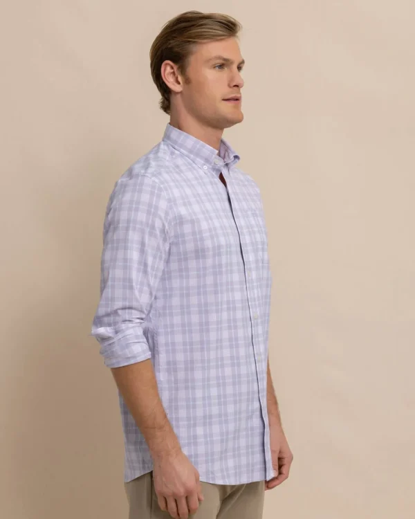 Southern Tide Intercoastal Primrose Plaid Long Sleeve Sport Shirt< Sport Shirts & Button Downs