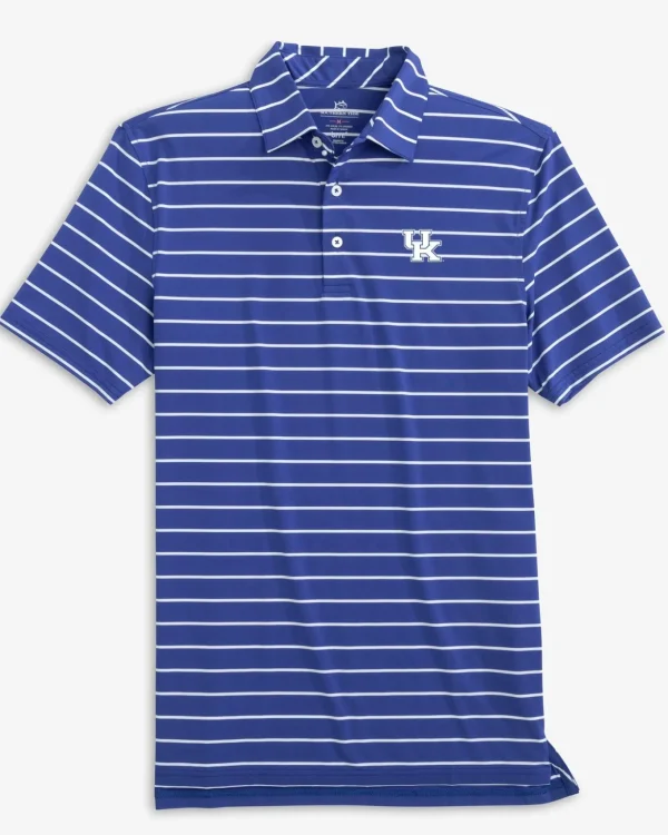 Southern Tide Kentucky Wildcats Brrr°®-Eeze Desmond Stripe Polo< Polo Shirts