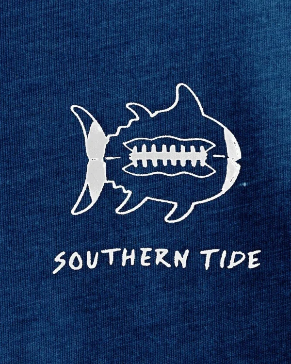 Southern Tide Kids Sketched Football Heather T-Shirt< Kids T-Shirts