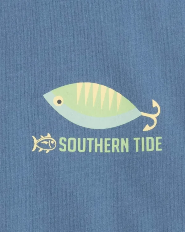 Southern Tide Kids Skipjack Lure Fill Short Sleeve T-Shirt< Kids T-Shirts
