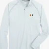 Southern Tide Miami Hurricanes Scuttle Heather Quarter Zip< Outerwear