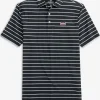 Southern Tide Mississippi State Bulldogs Brrr°®-Eeze Desmond Stripe Polo< Polo Shirts