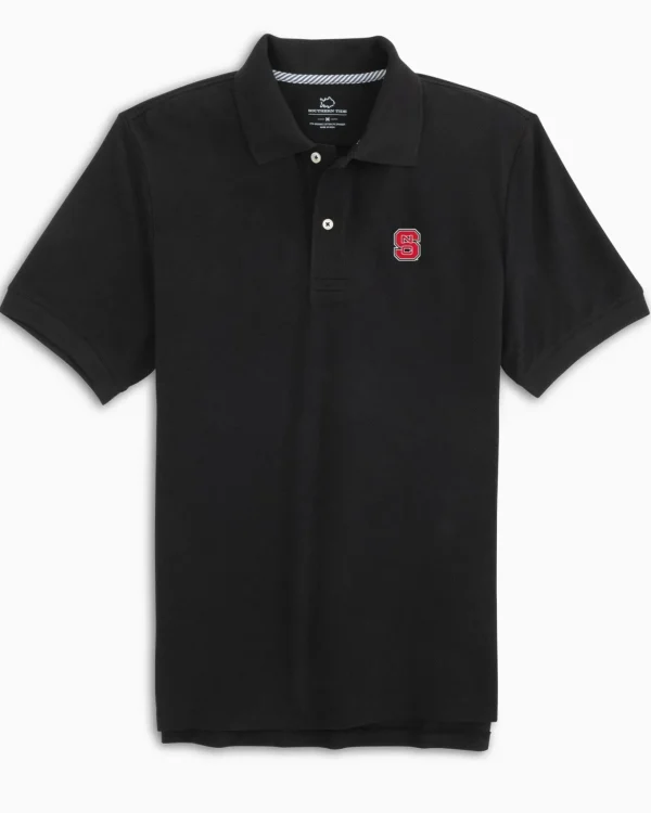 Southern Tide Nc State Wolfpack New Short Sleeve Skipjack Polo< Polo Shirts