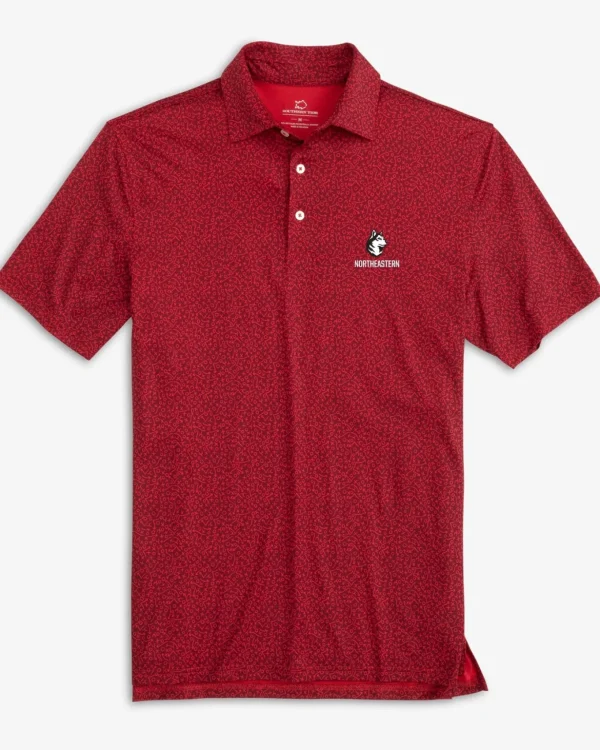 Southern Tide Northeastern Huskies Driver Gameplay Polo< Polo Shirts